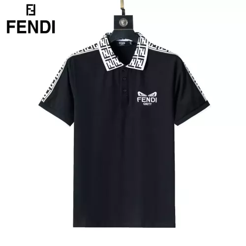 Cheap Fendi T-Shirts Short Sleeved For Men #1293536, $$29.00 USD On Fendi T-Shirts