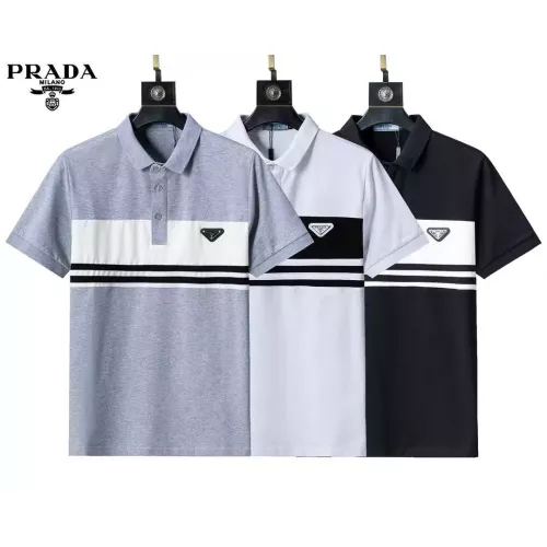 Replica Prada T-Shirts Short Sleeved For Men #1293670 $29.00 USD for Wholesale