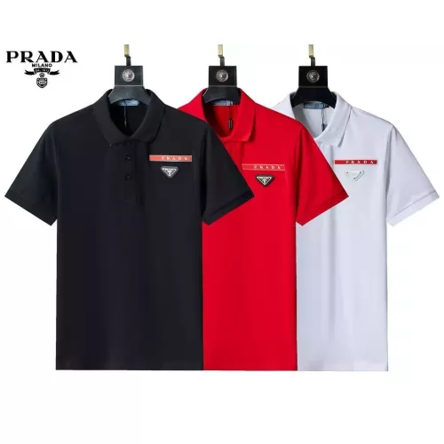 Replica Prada T-Shirts Short Sleeved For Men #1293675 $29.00 USD for Wholesale