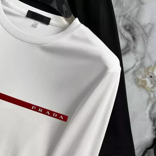 Replica Prada T-Shirts Long Sleeved For Unisex #1293774 $34.00 USD for Wholesale