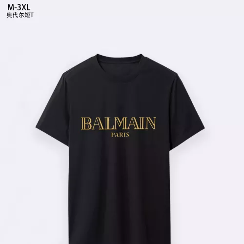 Cheap Balmain T-Shirts Short Sleeved For Men #1294079, $$25.00 USD On Balmain T-Shirts