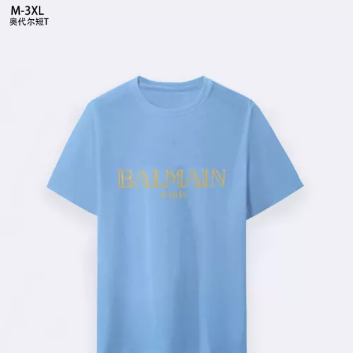 Cheap Balmain T-Shirts Short Sleeved For Men #1294082, $$25.00 USD On Balmain T-Shirts