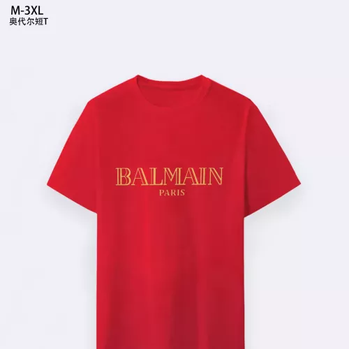 Cheap Balmain T-Shirts Short Sleeved For Men #1294083, $$25.00 USD On Balmain T-Shirts