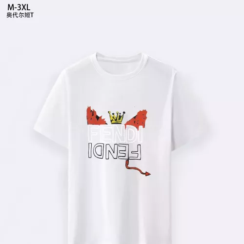 Cheap Fendi T-Shirts Short Sleeved For Men #1294094, $$25.00 USD On Fendi T-Shirts