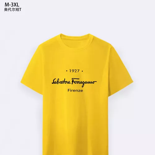 Cheap Salvatore Ferragamo T-Shirts Short Sleeved For Men #1294138, $$25.00 USD On Salvatore Ferragamo T-Shirts