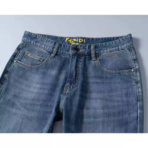 Replica Fendi Jeans For Men #1294169 $42.00 USD for Wholesale