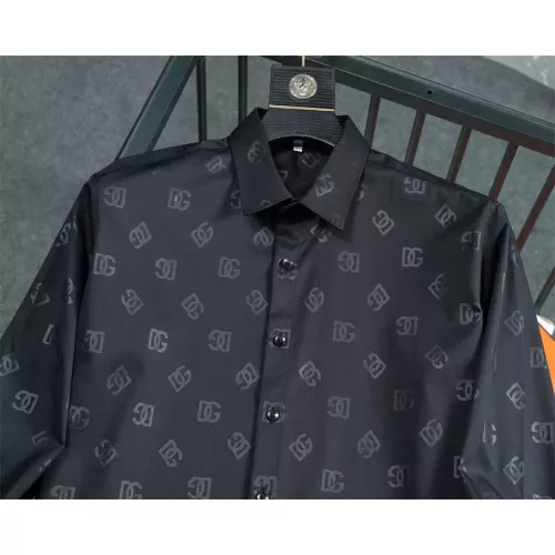 Replica Dolce & Gabbana D&G Shirts Long Sleeved For Men #1294278 $48.00 USD for Wholesale