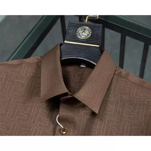 Replica Fendi Shirts Long Sleeved For Men #1294281 $48.00 USD for Wholesale