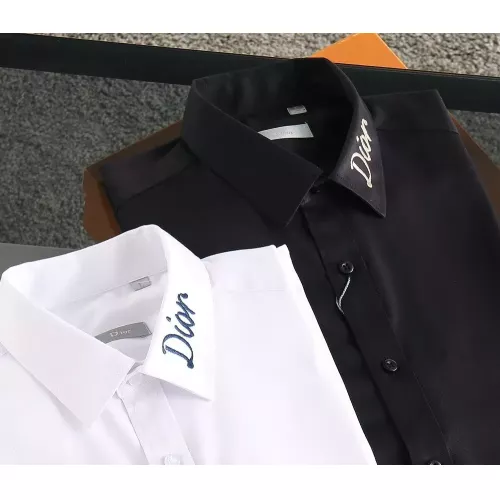 Replica Christian Dior Shirts Long Sleeved For Men #1294339 $40.00 USD for Wholesale