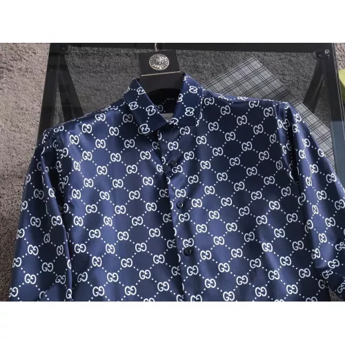 Replica Gucci Shirts Long Sleeved For Men #1294358 $52.00 USD for Wholesale