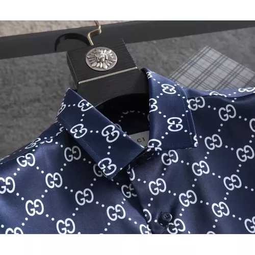 Replica Gucci Shirts Long Sleeved For Men #1294358 $52.00 USD for Wholesale