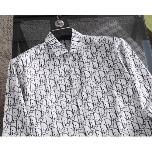 Replica Christian Dior Shirts Long Sleeved For Men #1294360 $52.00 USD for Wholesale