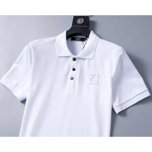 Replica Fendi T-Shirts Short Sleeved For Men #1294371 $27.00 USD for Wholesale