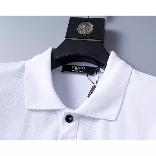 Replica Fendi T-Shirts Short Sleeved For Men #1294371 $27.00 USD for Wholesale