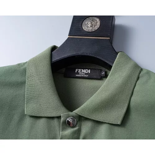 Replica Fendi T-Shirts Short Sleeved For Men #1294372 $27.00 USD for Wholesale