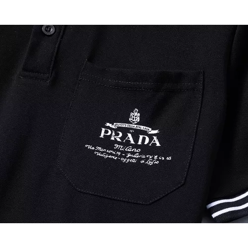 Replica Prada T-Shirts Short Sleeved For Men #1294377 $27.00 USD for Wholesale