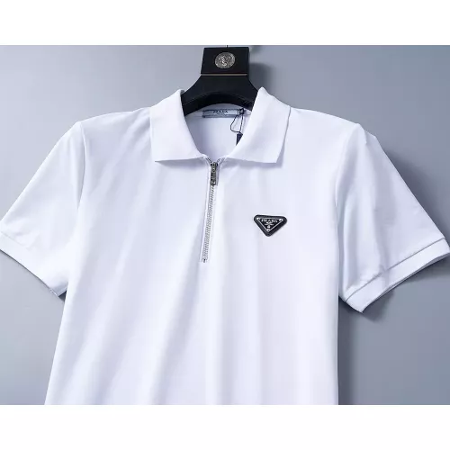 Replica Prada T-Shirts Short Sleeved For Men #1294380 $27.00 USD for Wholesale