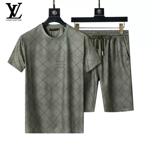 Cheap Louis Vuitton LV Tracksuits Short Sleeved For Men #1294517, $$48.00 USD On Louis Vuitton LV Tracksuits