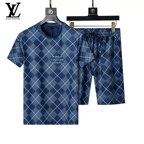 Cheap Louis Vuitton LV Tracksuits Short Sleeved For Men #1294518, $$48.00 USD On Louis Vuitton LV Tracksuits