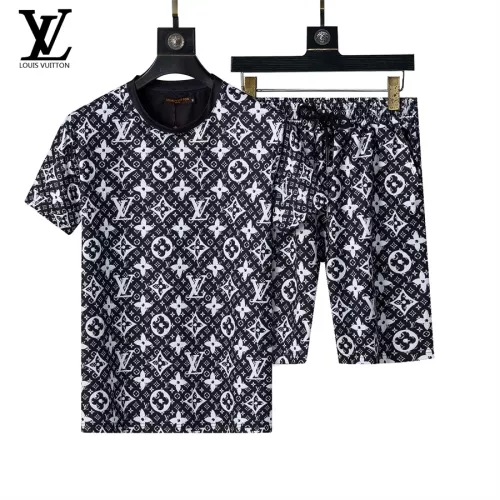 Cheap Louis Vuitton LV Tracksuits Short Sleeved For Men #1294520, $$48.00 USD On Louis Vuitton LV Tracksuits