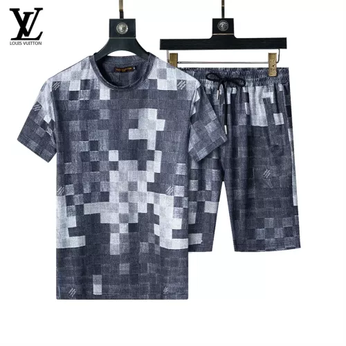 Cheap Louis Vuitton LV Tracksuits Short Sleeved For Men #1294522, $$48.00 USD On Louis Vuitton LV Tracksuits