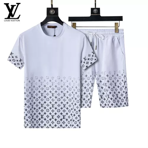 Cheap Louis Vuitton LV Tracksuits Short Sleeved For Men #1294523, $$48.00 USD On Louis Vuitton LV Tracksuits