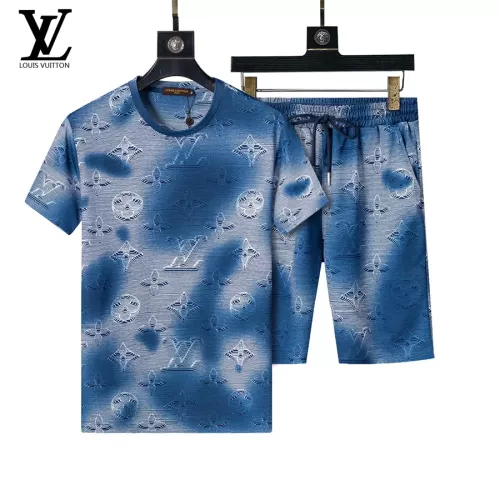 Cheap Louis Vuitton LV Tracksuits Short Sleeved For Men #1294527, $$48.00 USD On Louis Vuitton LV Tracksuits