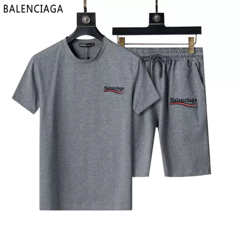 Cheap Balenciaga Fashion Tracksuits Short Sleeved For Men #1294586, $$48.00 USD On Balenciaga Fashion Tracksuits