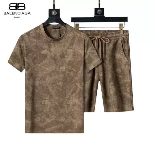 Cheap Balenciaga Fashion Tracksuits Short Sleeved For Men #1294589, $$48.00 USD On Balenciaga Fashion Tracksuits