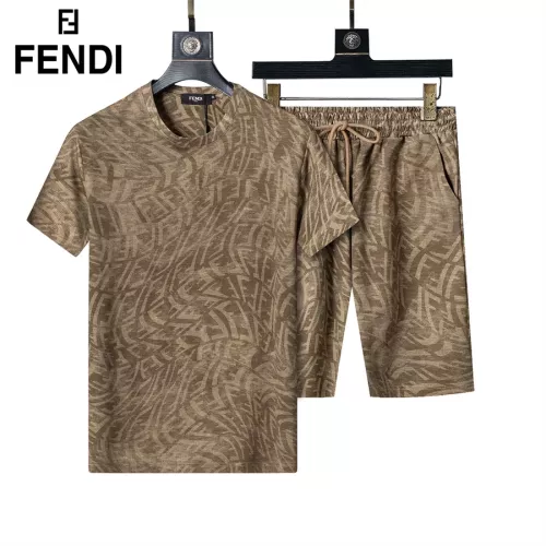 Cheap Fendi Tracksuits Short Sleeved For Men #1294616, $$48.00 USD On Fendi Tracksuits