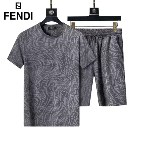 Cheap Fendi Tracksuits Short Sleeved For Men #1294617, $$48.00 USD On Fendi Tracksuits