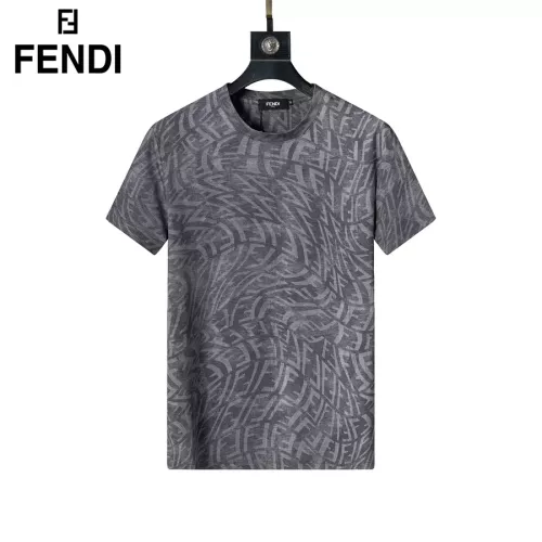 Replica Fendi Tracksuits Short Sleeved For Men #1294617 $48.00 USD for Wholesale