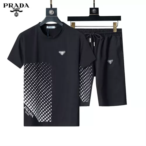 Cheap Prada Tracksuits Short Sleeved For Men #1294636, $$48.00 USD On Prada Tracksuits