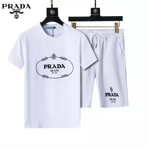 Cheap Prada Tracksuits Short Sleeved For Men #1294637, $$48.00 USD On Prada Tracksuits