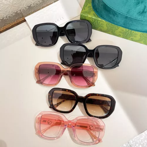 Replica Gucci AAA Quality Sunglasses #1295046 $60.00 USD for Wholesale