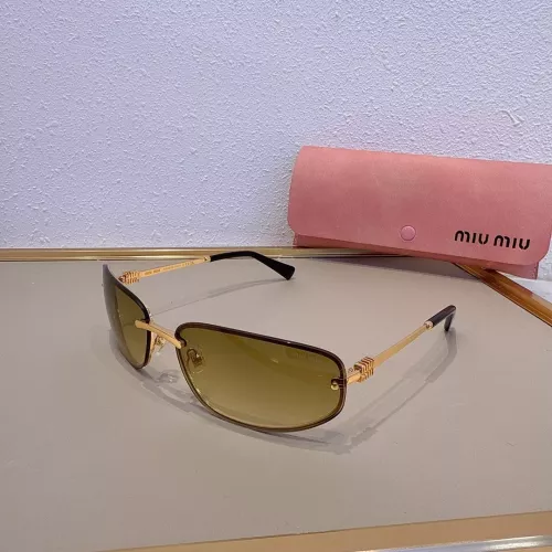 Cheap MIU MIU AAA Quality Sunglasses #1295201, $$60.00 USD On MIU MIU AAA Sunglasses