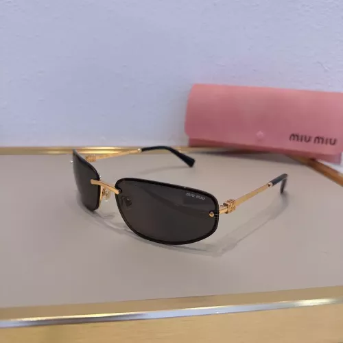 Cheap MIU MIU AAA Quality Sunglasses #1295203, $$60.00 USD On MIU MIU AAA Sunglasses