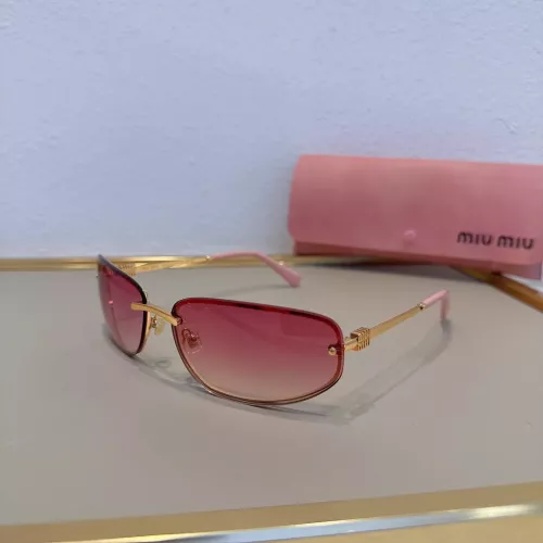 Cheap MIU MIU AAA Quality Sunglasses #1295205, $$60.00 USD On MIU MIU AAA Sunglasses