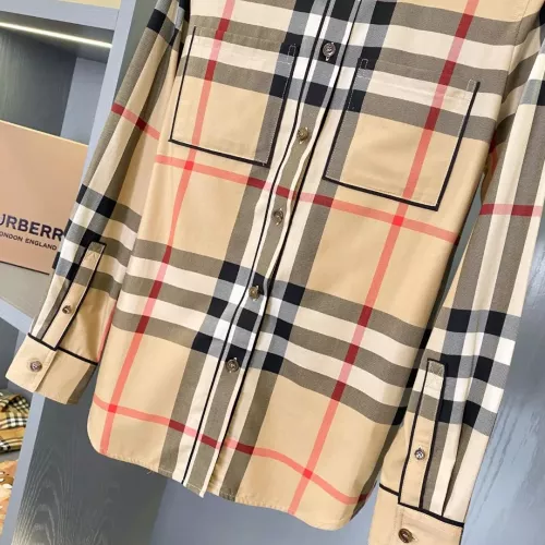 Replica Burberry Shirts Long Sleeved For Women #1295326 $88.00 USD for Wholesale