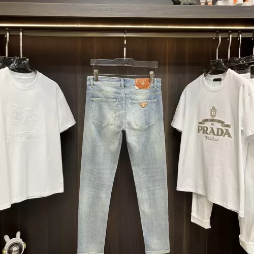 Replica Prada Jeans For Men #1295452 $88.00 USD for Wholesale