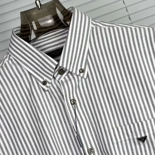 Replica Prada Shirts Long Sleeved For Men #1295478 $88.00 USD for Wholesale