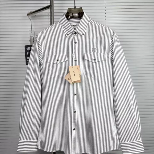 Cheap MIU MIU  Shirts Long Sleeved For Men #1295479, $$92.00 USD On MIU MIU  Shirts