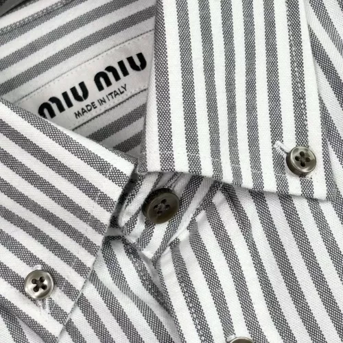 Replica MIU MIU  Shirts Long Sleeved For Men #1295479 $92.00 USD for Wholesale