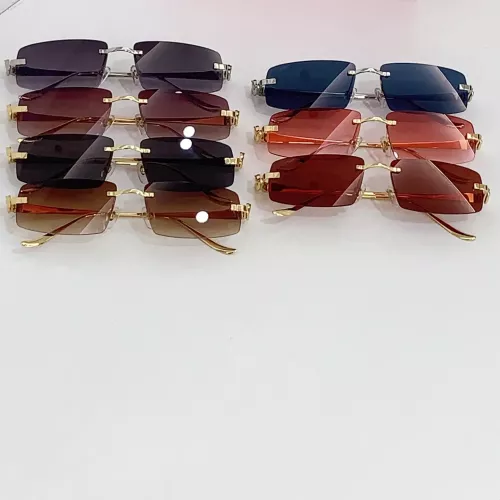 Replica Cartier AAA Quality Sunglassess #1295614 $60.00 USD for Wholesale