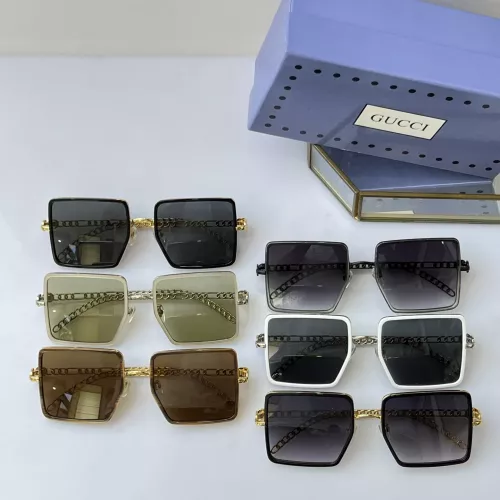 Replica Gucci AAA Quality Sunglasses #1295807 $60.00 USD for Wholesale