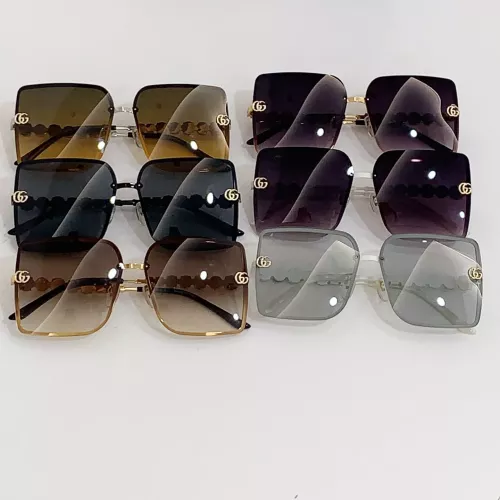 Replica Gucci AAA Quality Sunglasses #1295819 $60.00 USD for Wholesale