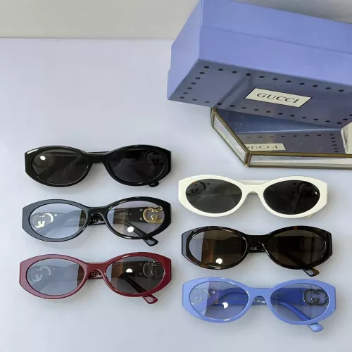 Replica Gucci AAA Quality Sunglasses #1295829 $60.00 USD for Wholesale