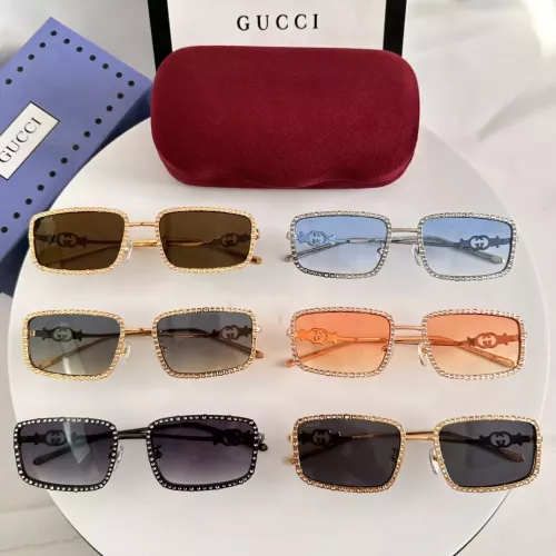 Replica Gucci AAA Quality Sunglasses #1295843 $64.00 USD for Wholesale