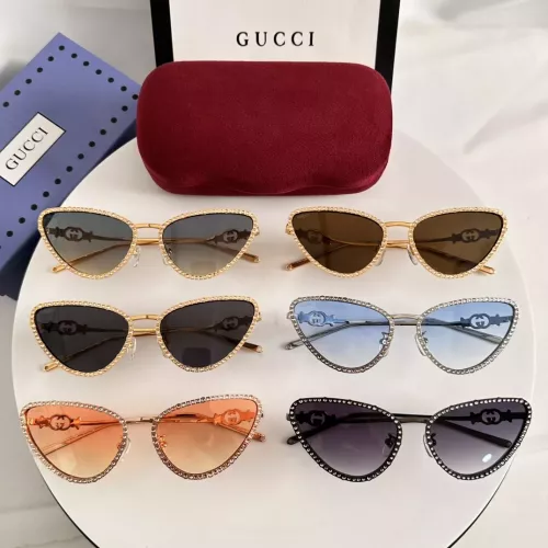 Replica Gucci AAA Quality Sunglasses #1295848 $64.00 USD for Wholesale