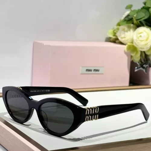 Cheap MIU MIU AAA Quality Sunglasses #1296147, $$60.00 USD On MIU MIU AAA Sunglasses